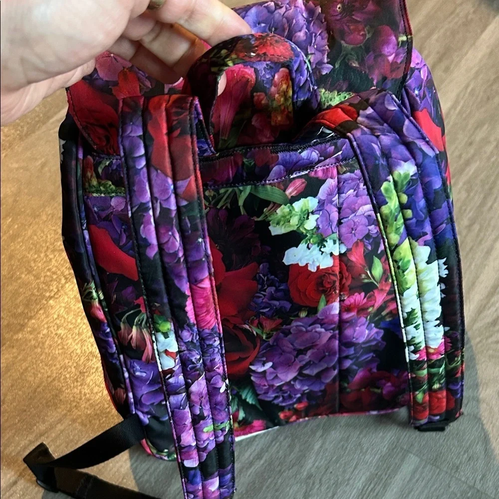 Herschel Supply Company Floral Backpack in Purple, Red & Black